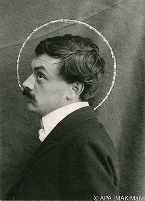 Koloman Moser op Portretfotografie (rond 1903)
