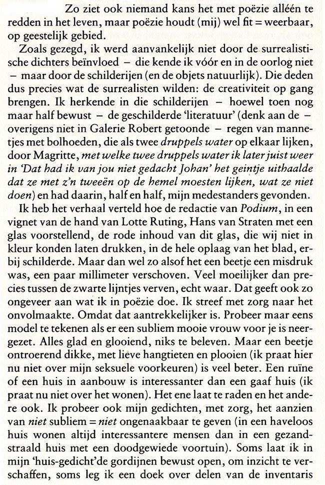 ik streef met zorg naar het onvolmaakte