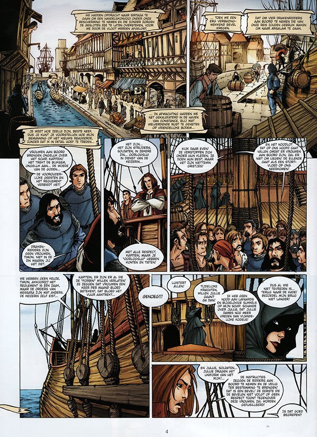 vier drakenridders