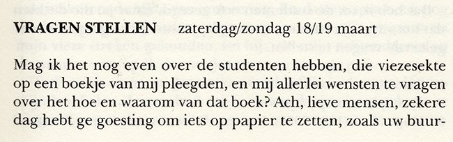 vragen stellen