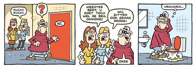 een belegen grap