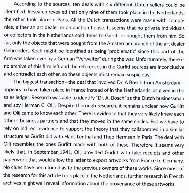 Gurlitt's kunstdeals in Nederland Gurlitt's kunstdeals in Nederland