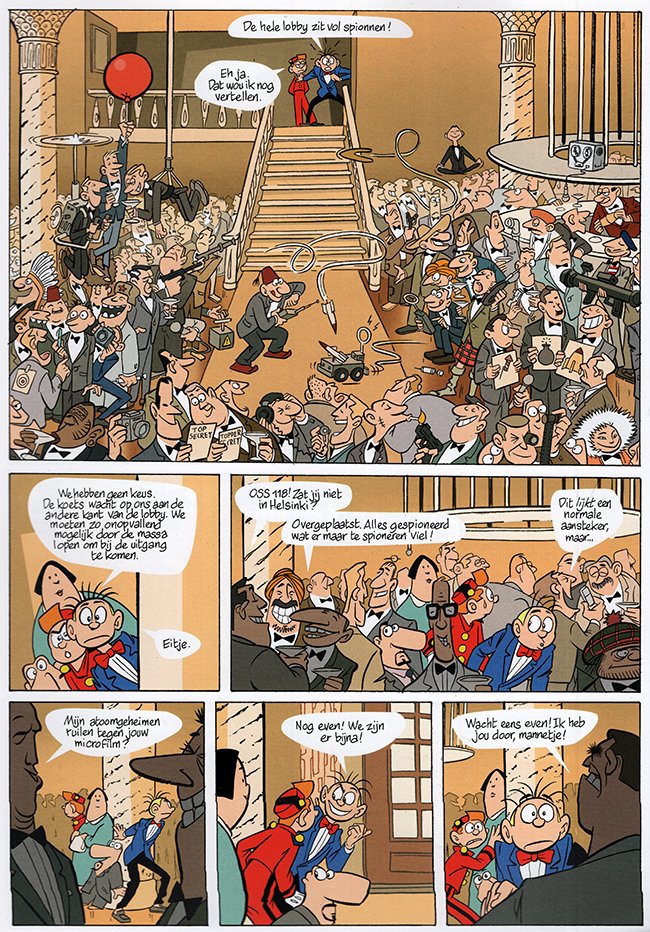een lobby vol spionnen