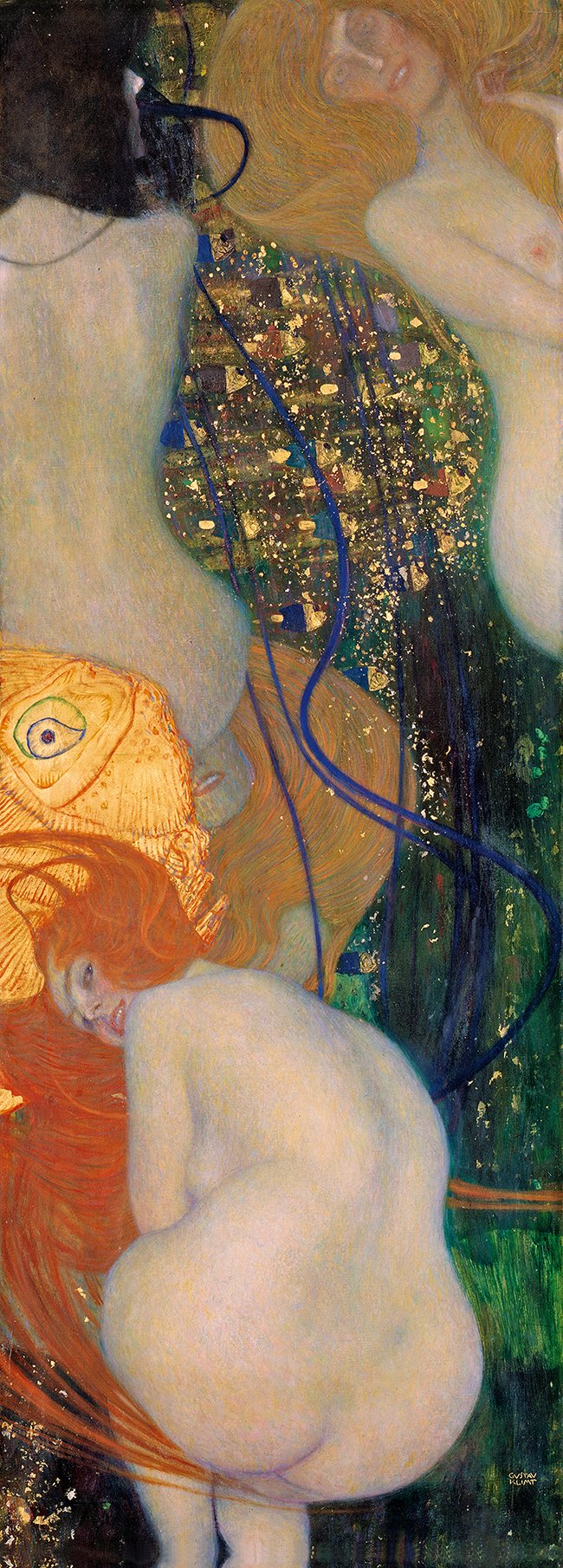 Totentanz - Gustav Klimt - Goudvissen - 1901-02