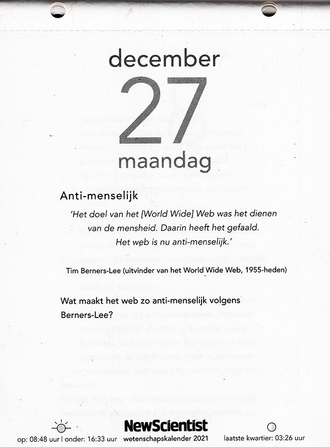 het web
