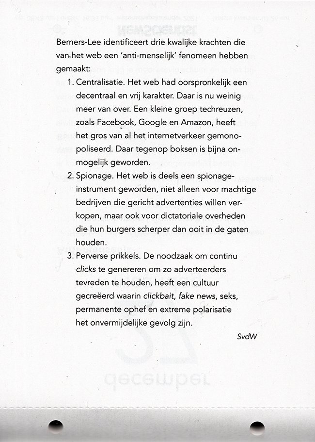 de conclusie van berners-lee