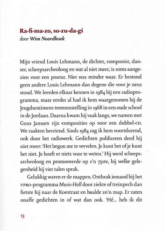 wim noordhoek over lehmann