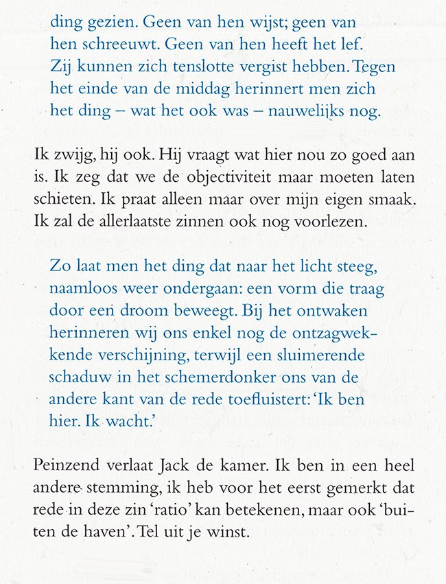 wat hier nou zo goed aan is