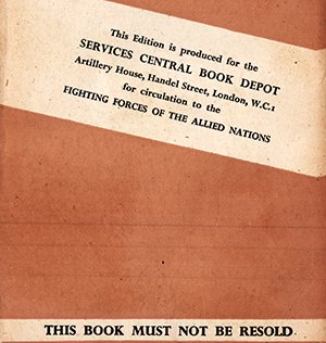 this book must not be resold