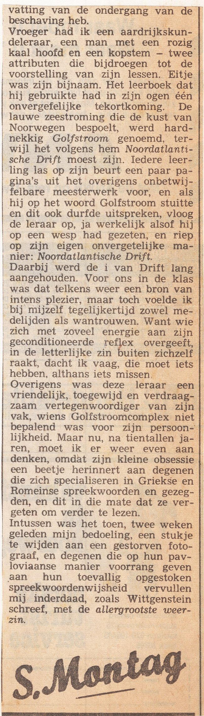 de allergrootste weerzin