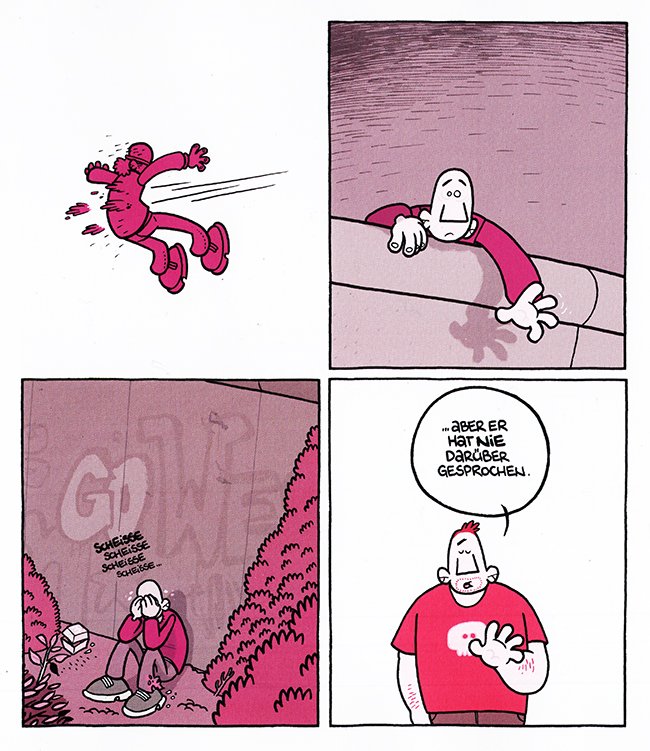 hij heeft er nooit over gepraat