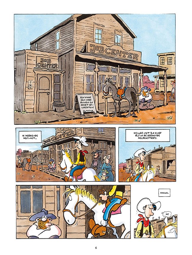 lucky luke zoekt werk