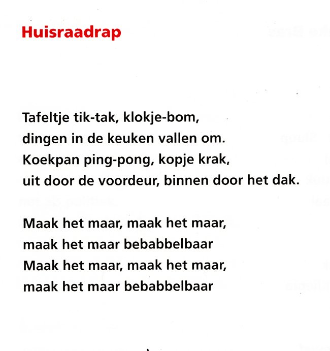huisraadrap