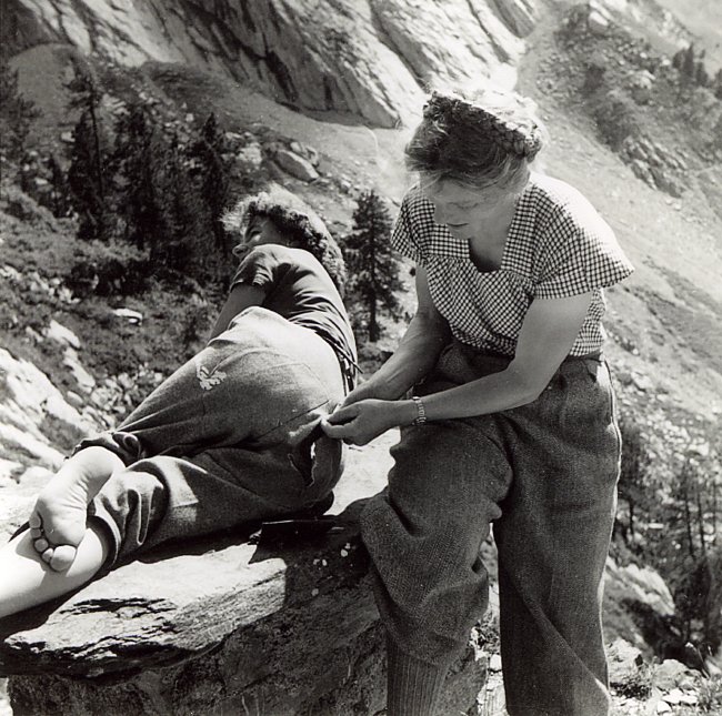 Bergbeklimsters aan het herstellen Bergbeklimsters aan het herstellen