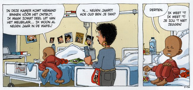 kale kop regelt een bed