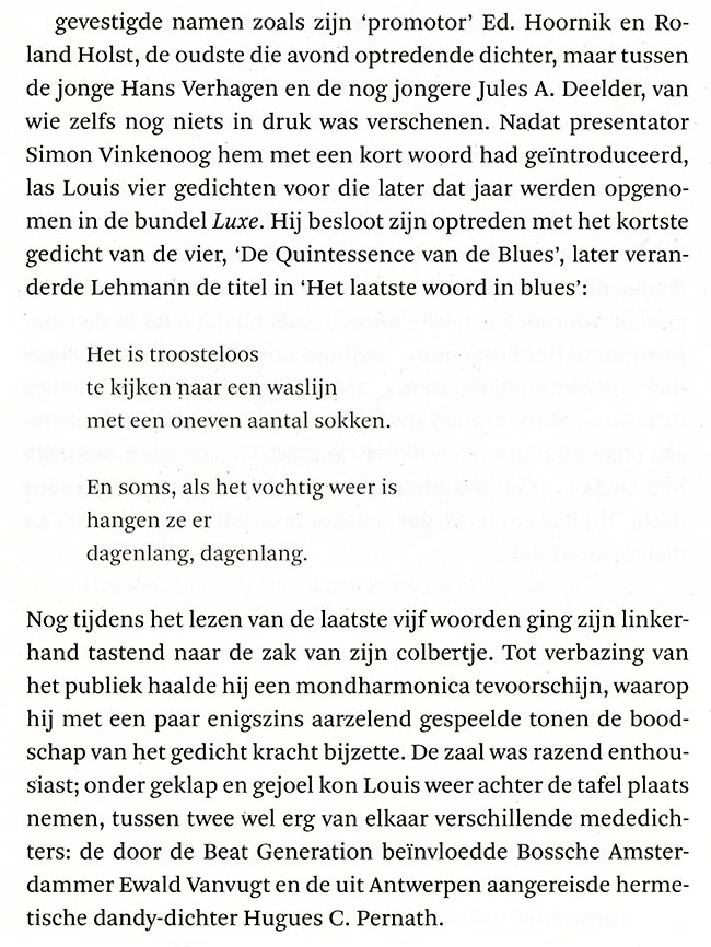 een optreden