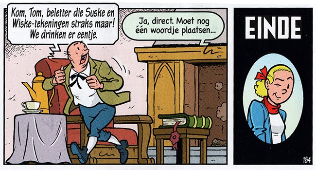 praten met de tekenaar...