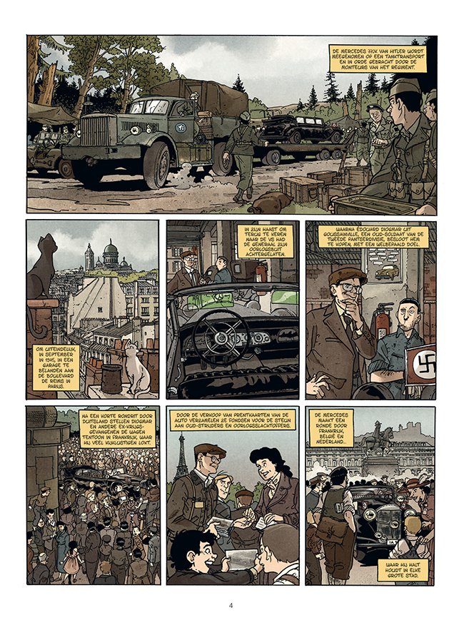 de geschiedenis van een auto