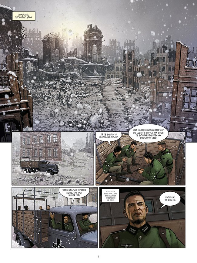 grijze sneeuw