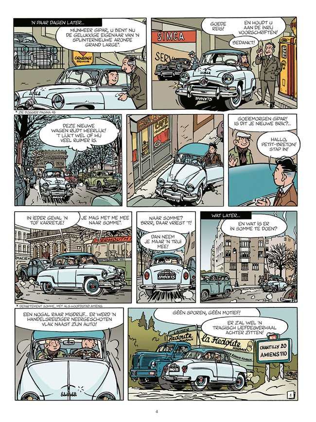 gipar en zijn nieuwe auto