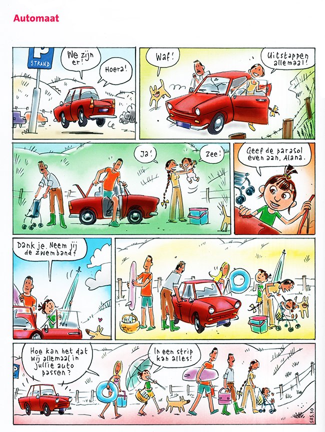 in een strip kan alles...