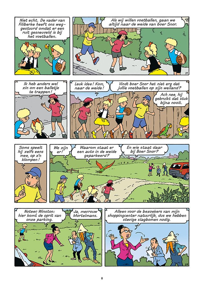 voetballen bij boer snor