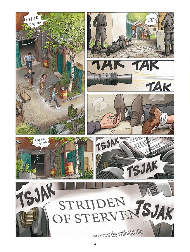 een verzetskrant drukken had gevolgen...