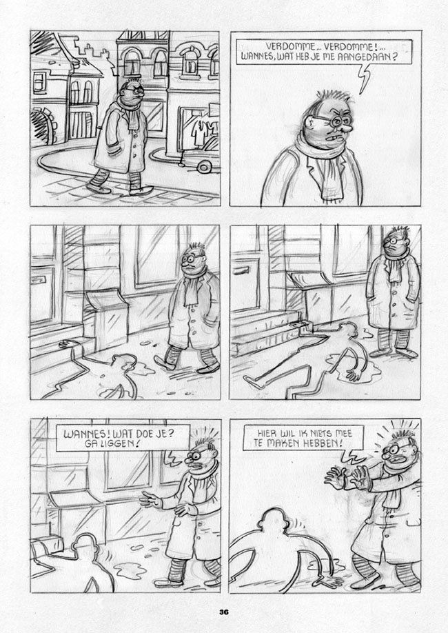 krijtwannes komt tot leven