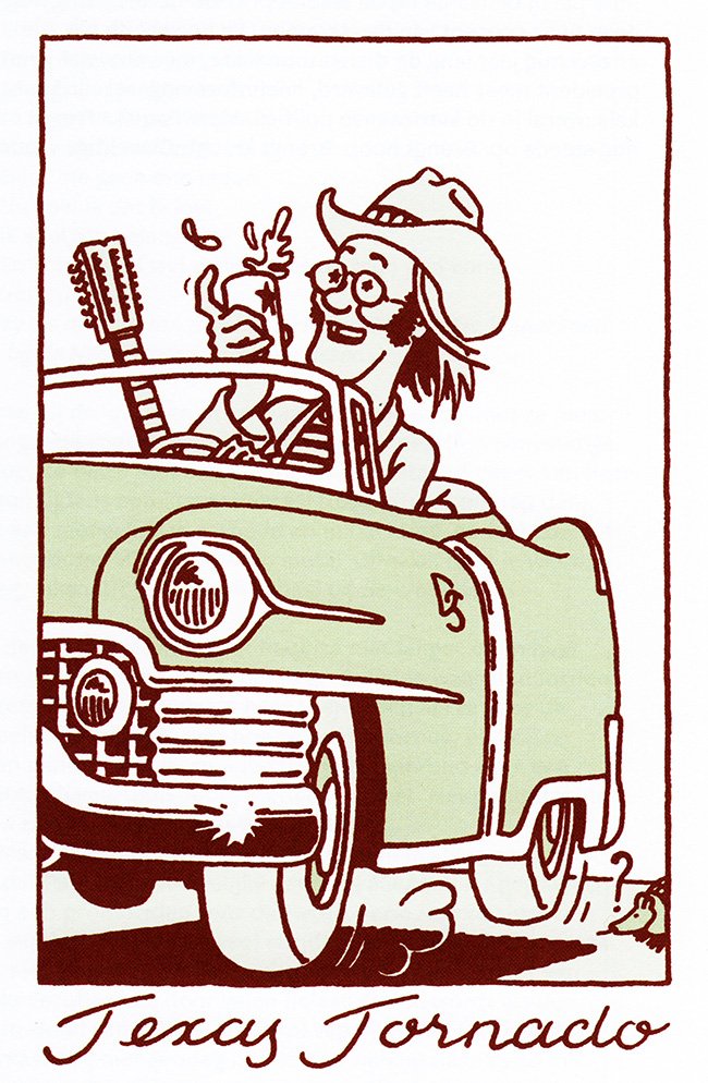 Doug Sahm oftewel Sir Douglas door Ever Meulen