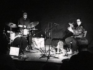 charlotte keeffe trompet en flugelhorn, andrew lisle, drums