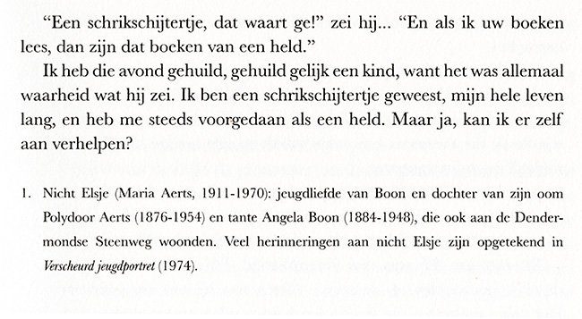 een schrikschijtertje