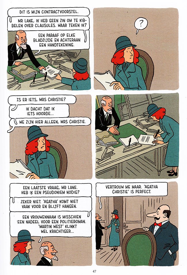 het eerste contract