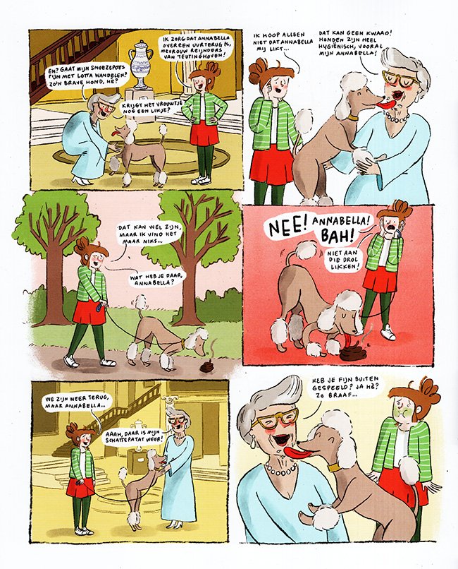 een hygiënische hond