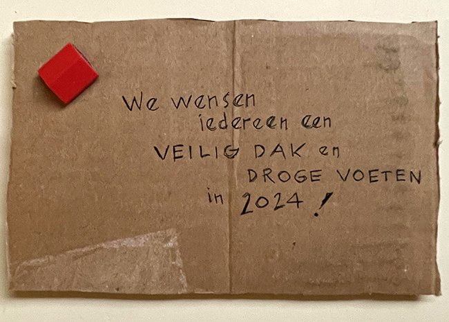 een veilig dak en droge voeten