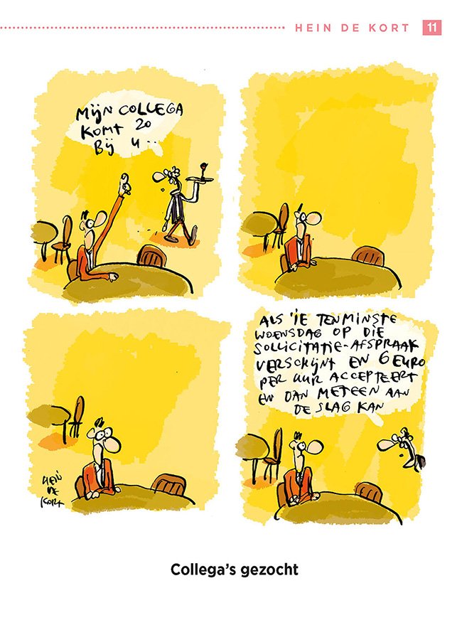mijn collega...