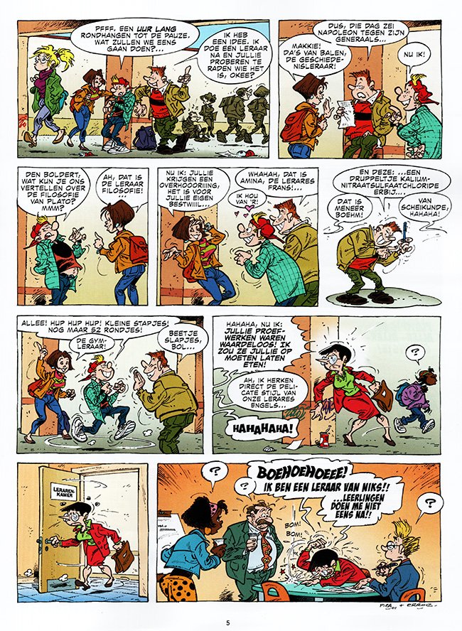 leerlingen doen me nieteens na...