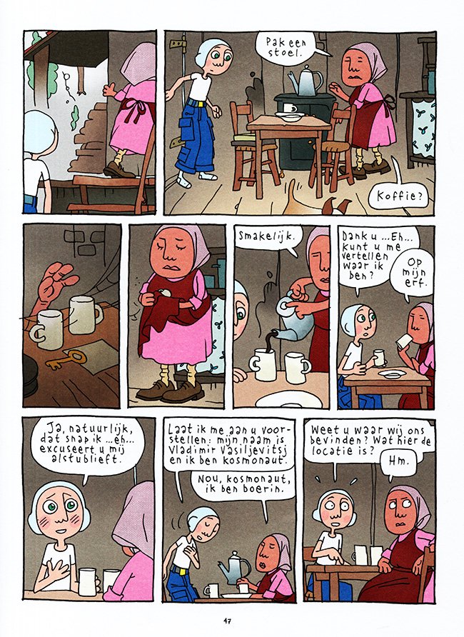 opgevangen door een boerin