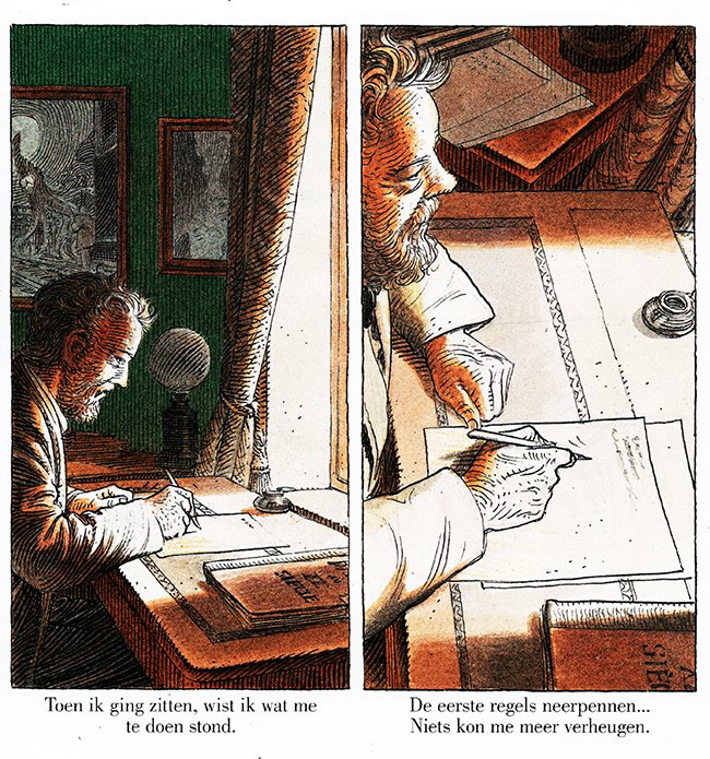 het eind van het boek...