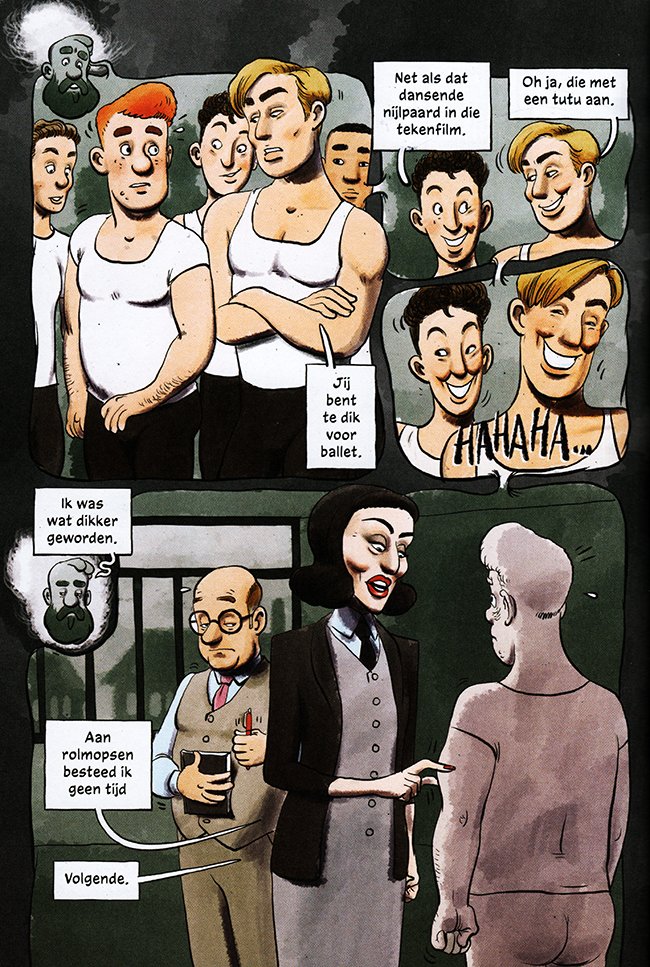 te dik voor ballet