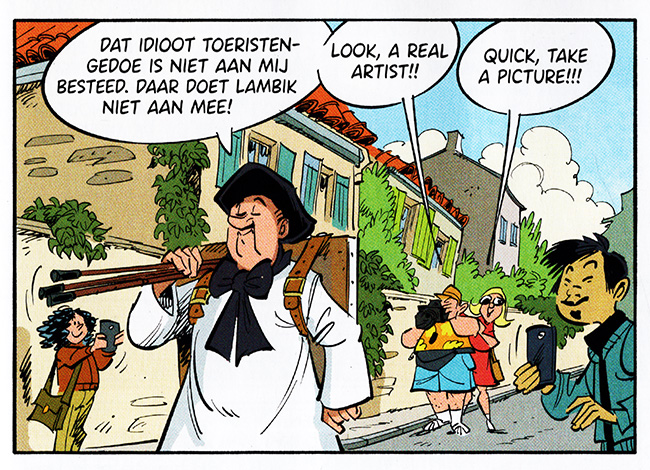 lambik gaat schilderen