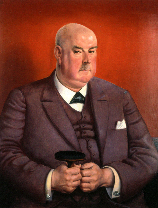 Portret van Johann Edwin Wolfensberger Portret van Johann Edwin Wolfensberger