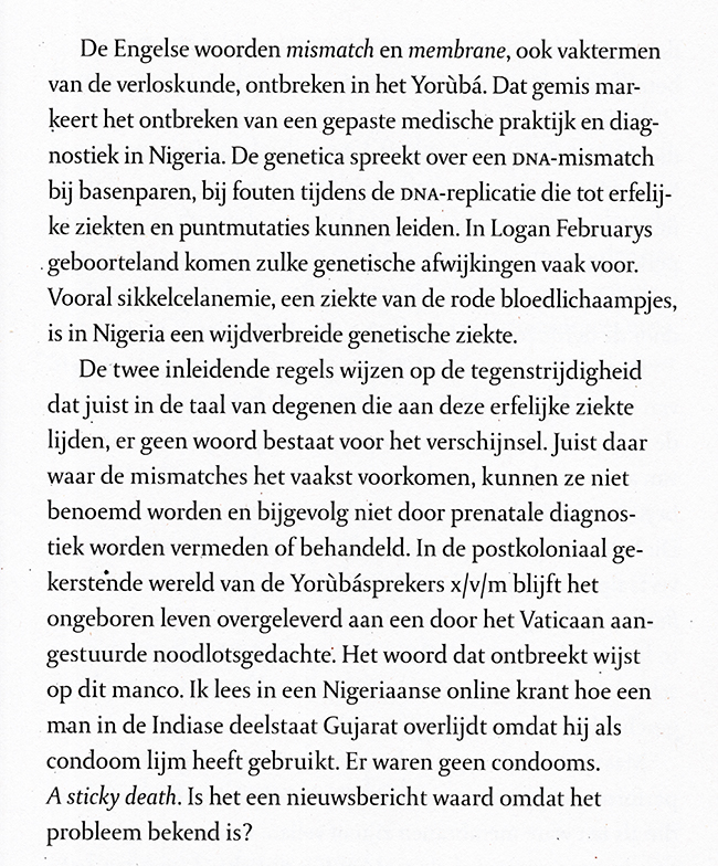missende woorden