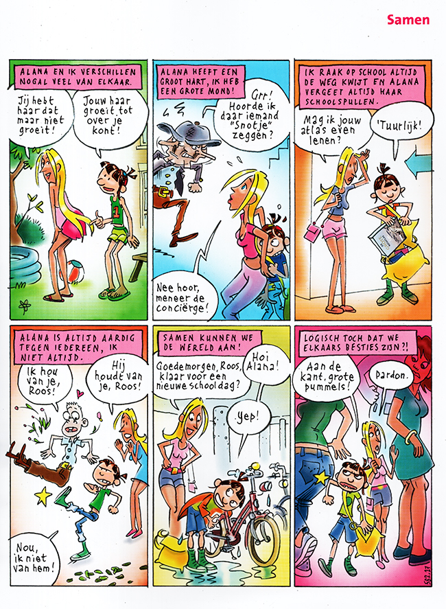 twee vriendinnen