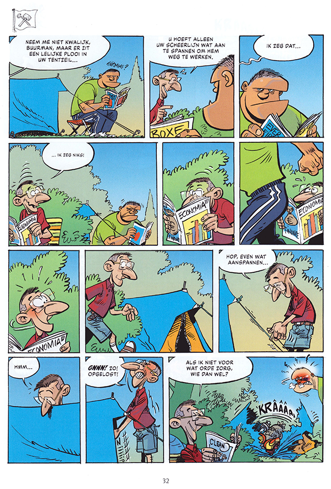 de behulpzame kampeerder