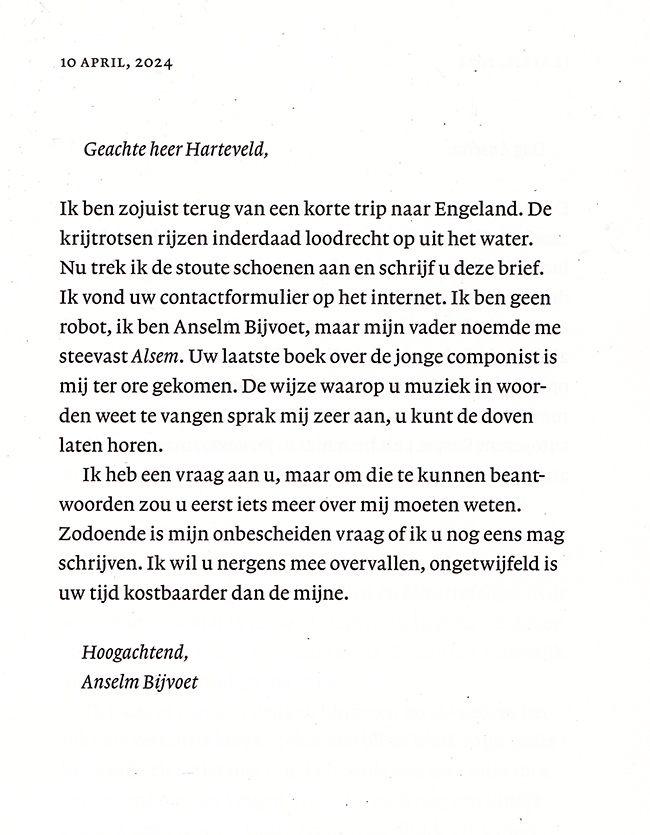 de eerste brief
