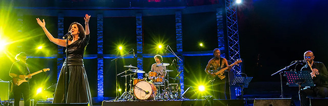 Tania Saleh en Hammamet band tania saleh en Hammamet band