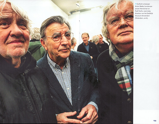 Anton Beeke, Jeroen Henneman en Rudi Fuchs Anton Beeke, Jeroen Henneman en Rudi Fuchs