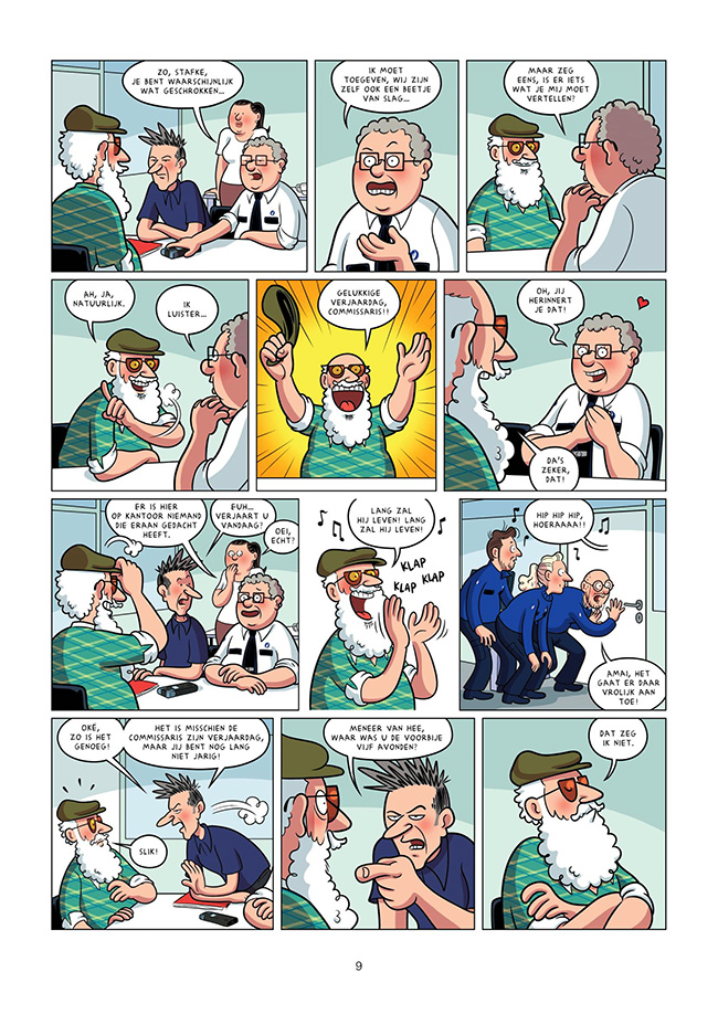 fonske op het bureau fonske op het bureau