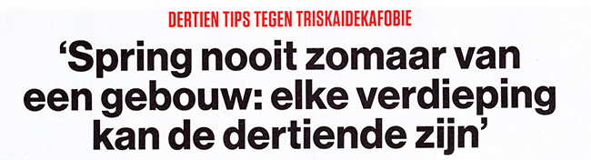 dertien tips