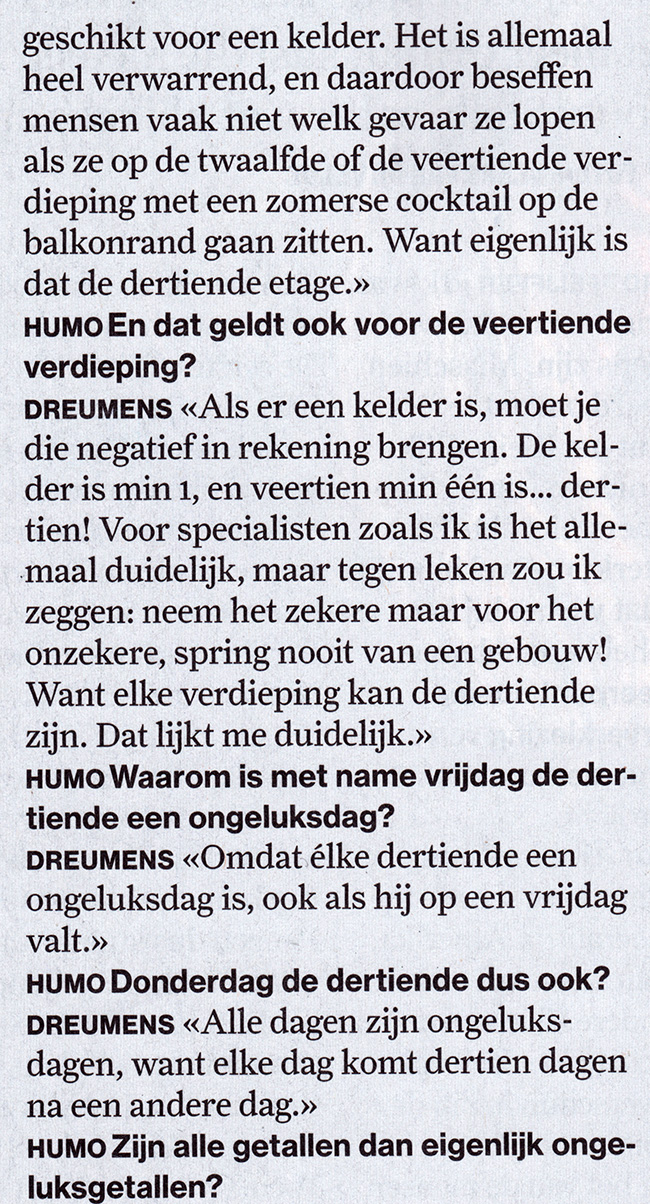 vrijdag de dertiende